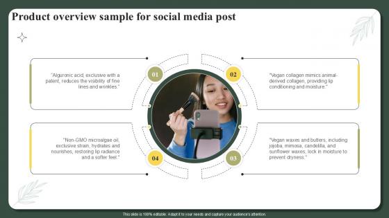 Product Overview Sample For Social Media Post Successful Launch Ppt Example Product Overview Sample For Social Media Post Successful Launch Ppt Example