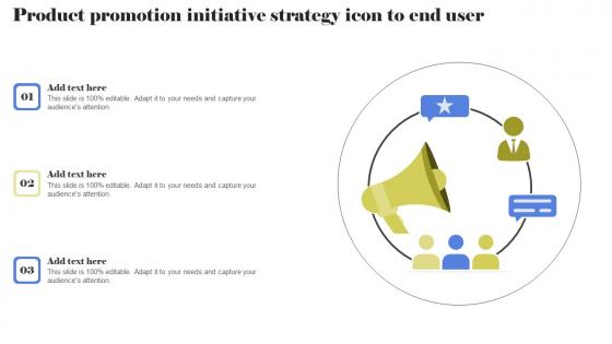 Product Promotion Initiative Strategy Icon To End User Guidelines Pdf