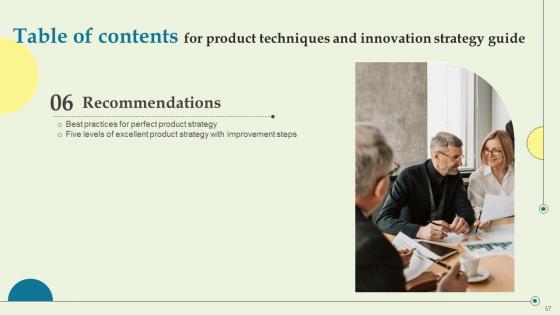 Product Techniques And Innovation Strategy Guide Ppt PowerPoint Presentation Complete Deck With Slides