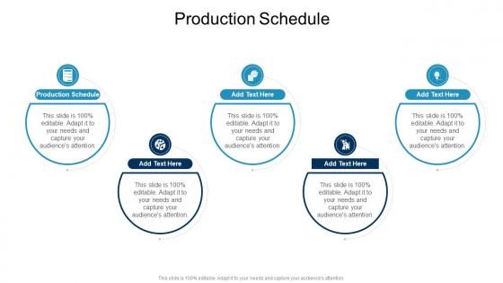 Production Schedule In Powerpoint And Google Slides Cpb