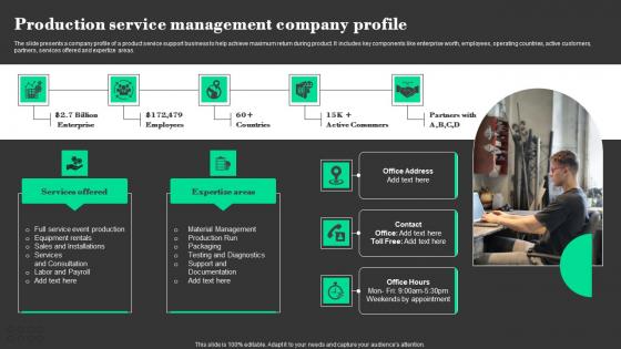 Production Service Management Company Profile Microsoft Pdf