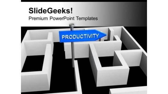 Productivity Concept With Labyrinth Marketing PowerPoint Templates Ppt Backgrounds For Slides 0313 Productivity Concept With Labyrinth Marketing PowerPoint Templates Ppt Backgrounds For Slides 0313