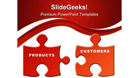 Products And Customers Business PowerPoint Templates And PowerPoint Backgrounds 0811