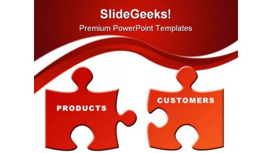 Products And Customers Business PowerPoint Themes And PowerPoint Slides 0811