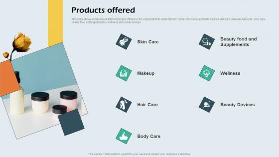 Products Offered Beauty Brand Capital Raising Pitch Deck Rules Pdf