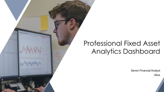 Professional Fixed Asset Analytics Dashboard PPT Designs AT