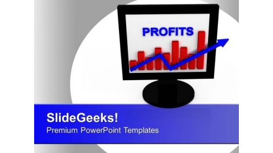 Profit Bar Graph Presentation Success PowerPoint Templates Ppt Backgrounds For Slides 0113