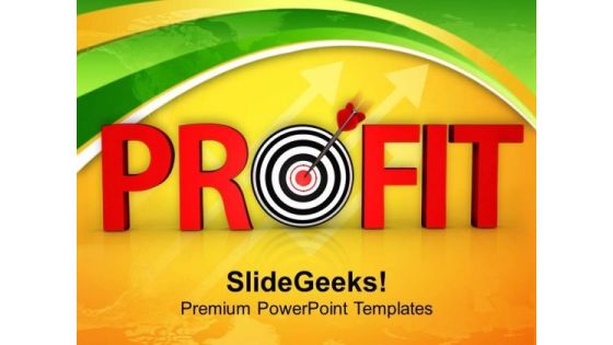 Profit Goal Achieved Business PowerPoint Templates Ppt Backgrounds For Slides 0413 Profit Goal Achieved Business PowerPoint Templates Ppt Backgrounds For Slides 0413