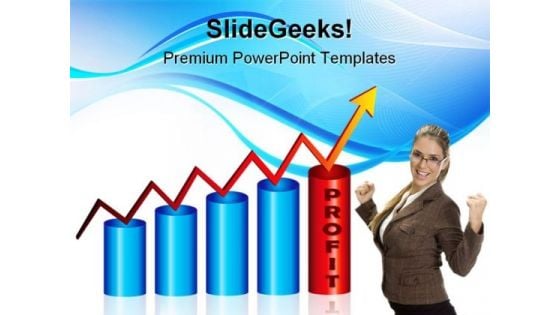 Profit Graph Business PowerPoint Templates And PowerPoint Backgrounds 1211