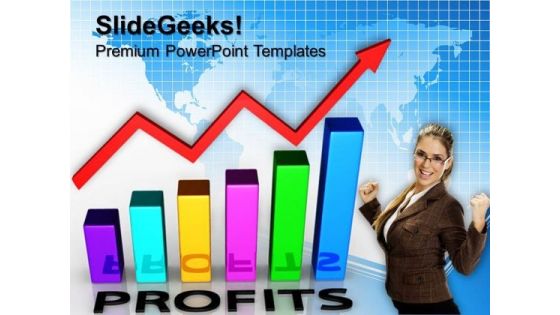 Profit Graph Finance PowerPoint Templates And PowerPoint Themes 0612