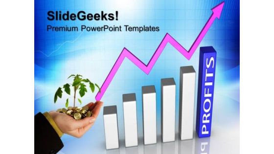 Profits Bar Chart Business PowerPoint Templates And PowerPoint Themes 0712