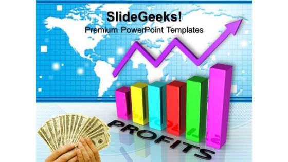 Profits Bar Graph Finance PowerPoint Templates And PowerPoint Themes 0712