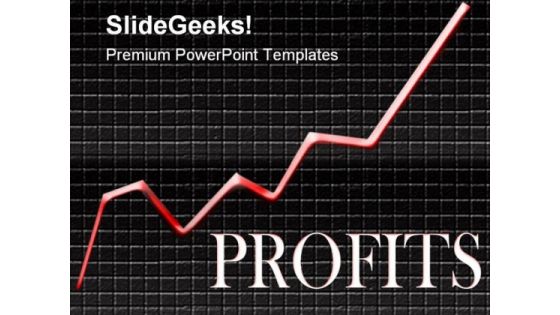 Profits Business PowerPoint Backgrounds And Templates 1210