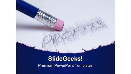 Profits Business PowerPoint Template 1110 Profits Business PowerPoint Template 1110
