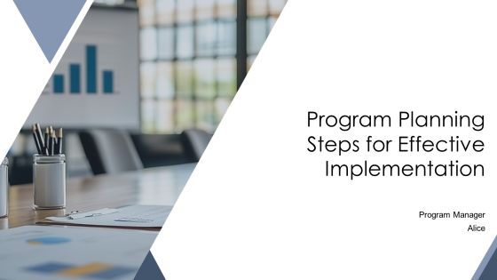Program Planning Steps For Effective Implementation PPT Example AT