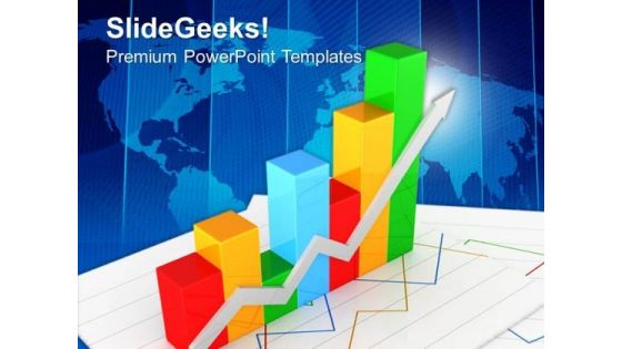 Progress Bar Graph With Factors PowerPoint Templates Ppt Backgrounds For Slides 0413