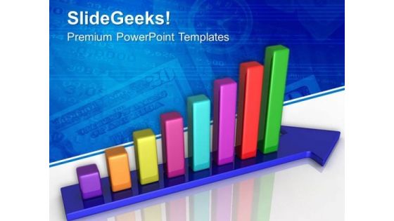 Progress In Business Using Bar Graph PowerPoint Templates Ppt Backgrounds For Slides 0313