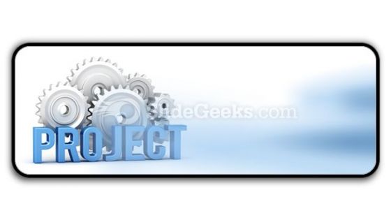 Project With Cogs PowerPoint Icon R