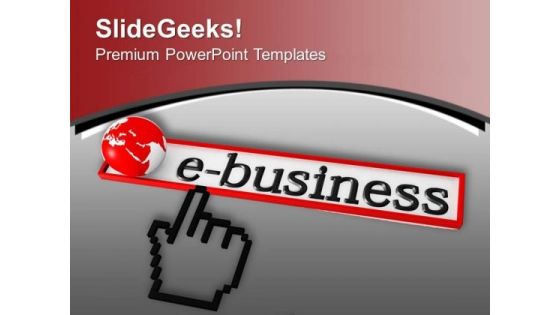 Promote The E Business Technique PowerPoint Templates Ppt Backgrounds For Slides 0613