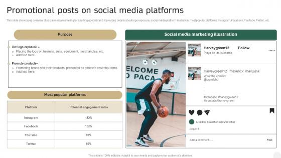 Promotional Posts On Social Media Platforms In Depth Campaigning Guide Sample PDF