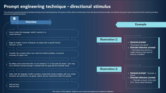 Prompt Engineering Technique Directional Stimulus Sample PDF Prompt Engineering Technique Directional Stimulus Sample PDF