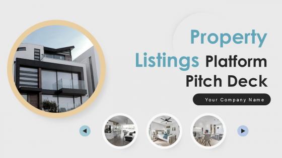 Property Listings Platform Pitch Deck Ppt Template