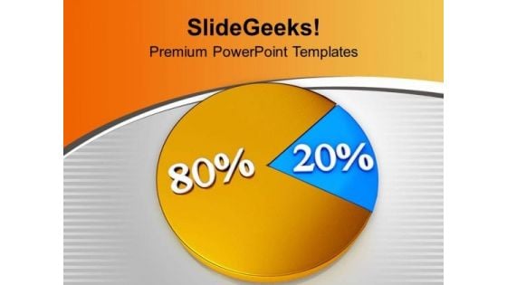 Proportional Pie Chart Business Statistics PowerPoint Templates Ppt Backgrounds For Slides 0413