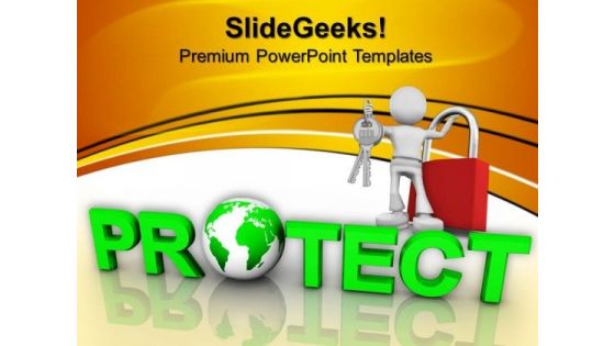 Protect Globe Environment PowerPoint Templates And PowerPoint Themes 0812