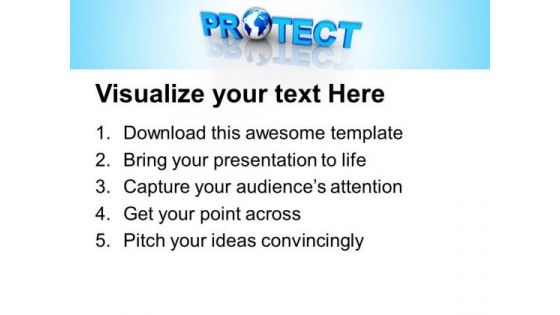 Protect Globe Security PowerPoint Templates And PowerPoint Themes 0812