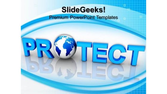 Protect Globe Security PowerPoint Templates And PowerPoint Themes 0812