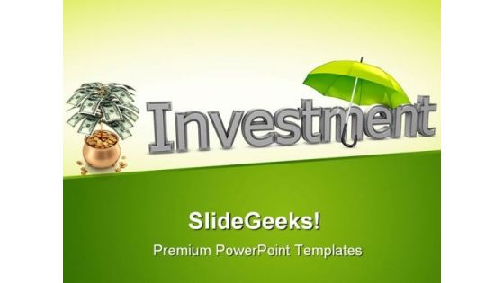 Protect Investment Business PowerPoint Backgrounds And Templates 1210