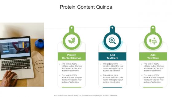 Protein Content Quinoa In Powerpoint And Google Slides Cpb