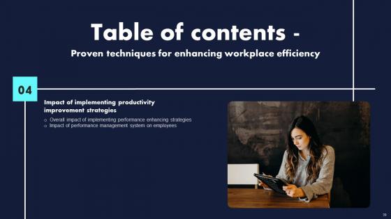 Proven Techniques For Enhancing Workplace Efficiency Ppt Powerpoint Presentation Complete Deck