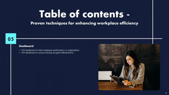 Proven Techniques For Enhancing Workplace Efficiency Ppt Powerpoint Presentation Complete Deck