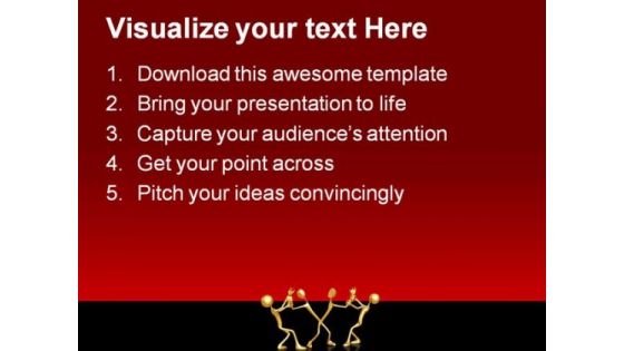 Pulled Apart Metaphor PowerPoint Themes And PowerPoint Slides 0811