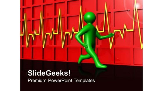 Pulse Rate Health PowerPoint Templates And PowerPoint Themes 0612