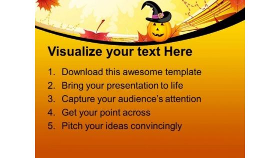 Pumpkins Evil Festival Halloween PowerPoint Templates And PowerPoint Themes 1012