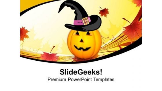 Pumpkins Evil Festival Halloween PowerPoint Templates And PowerPoint Themes 1012