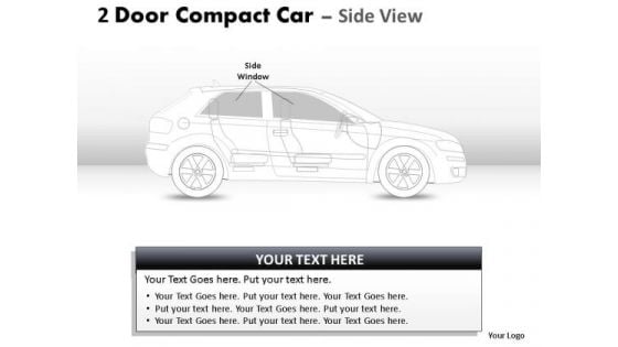 Purchase 2 Door Blue Car Side PowerPoint Slides And Ppt Diagram Templates