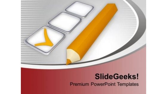 Put Check Mark On Complete Task PowerPoint Templates Ppt Backgrounds For Slides 0713