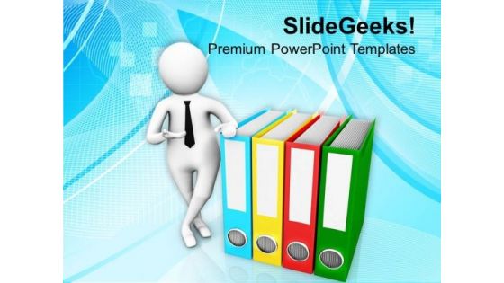 Put Data In Safe Files PowerPoint Templates Ppt Backgrounds For Slides 0813