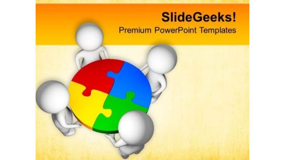 Put Right Parts And Make Good Team PowerPoint Templates Ppt Backgrounds For Slides 0713