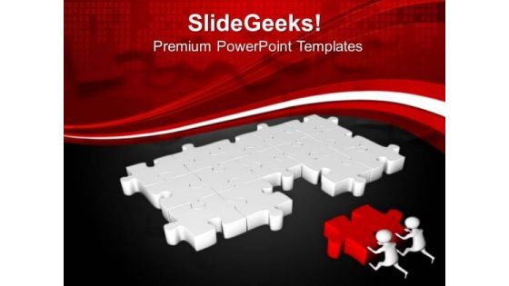 Put Solution And Get Success PowerPoint Templates Ppt Backgrounds For Slides 0713