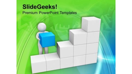 Put The Right Block To Fill The Gap PowerPoint Templates Ppt Backgrounds For Slides 0613