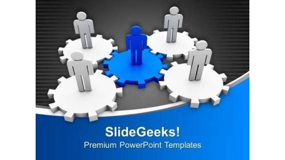 Put The Right Part Of Gear PowerPoint Templates Ppt Backgrounds For Slides 0613