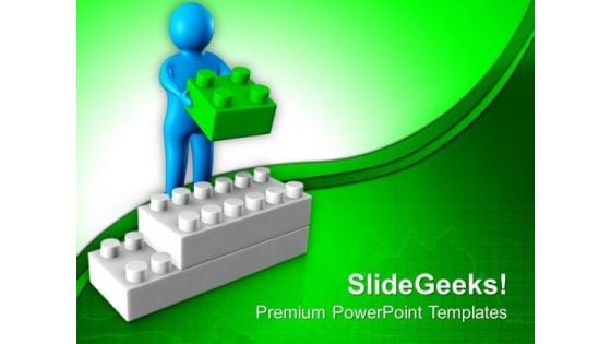 Put The Right Part To Build Home PowerPoint Templates Ppt Backgrounds For Slides 0613