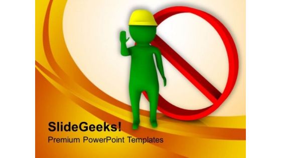 Put Warnings For Threats PowerPoint Templates Ppt Backgrounds For Slides 0713