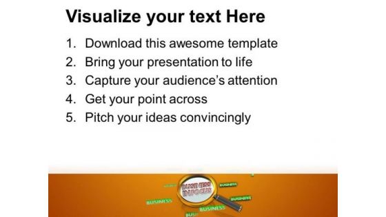 Put Your Business In Focus PowerPoint Templates Ppt Backgrounds For Slides 0713