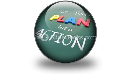 Put Your Plan Into Action Ppt Icon For Ppt Templates And Slides C