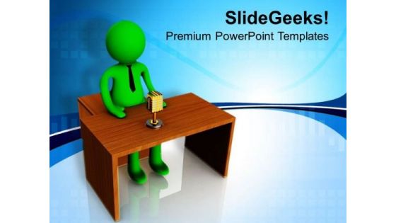 Put Your Voice Forward PowerPoint Templates Ppt Backgrounds For Slides 0713